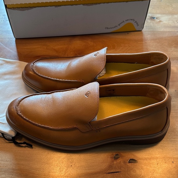 Amberjack Tan Leather Slip-On Loafers for Men - Picture 6 of 8